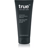 true men skin care Daily face wash with gentle scrubs eksfoliacijski čistilni gel za moške 200 ml | Shoptok.si