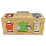 Montessori Drvena kutija sa bravama i katancima Cene