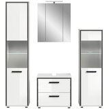 MID.YOU Kopalnica Kojak, Bela, Antracit, Osvetlitev, 4-Delna | Shoptok.si