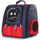  Torba za pse i mačke Space Capsule Teget-Crvena 38x26x40 cm Cene