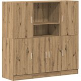  3-dijelni set kuhinjskih ormarića Artisan hrast izrađen od drva | shoptok.hr