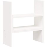 Stalak za monitor bijeli (39-72) x 17 x 43 cm masivna borovina | shoptok.hr