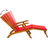  Zložljiv in nagibni ležalnik 2 pcs Rdeča 55 x 146 x 91 cm, (5000269138) | Shoptok.si