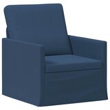  Set sofe 2 pcs Plava Tkanina - Plava Jednostruka + Dvostruka (140 cm) | shoptok.hr