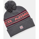 Under Armour Beanie UA Men's Halftime Pom Beanie-GRY - Mens Cene