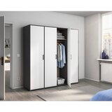 Rauch Möbel OMARA S KLASIČNIMI VRATI, siva, bela | Shoptok.si