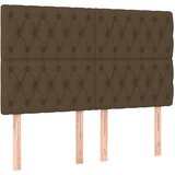  box spring s madracem LED tamnosmeđi 160x200 cm tkanina | shoptok.hr