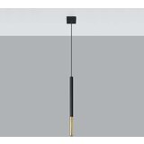  Obesna svetilka MOZAICA 1 črna/zlata, (21347491) | Shoptok.si