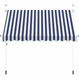 Tenda na ručno uvlačenje 300 cm plavo-bijela prugasta | shoptok.hr