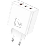 Foneng STENSKI POLNILEC GAN50-EU 65W 2XUSB-C 1XUSB ZA TELEFONE IN PRENOSNIKE, (5000337852) | Shoptok.si