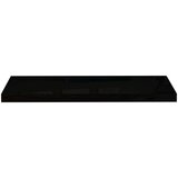 vidaXL plutajuće zidne police 2 kom sjajne crne 80 x 23,5 x 3,8 cm MDF | shoptok.hr