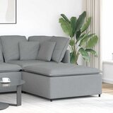  Modularni kauč s podnožjem, svijetlo sivi 100x100x48 cm | shoptok.hr