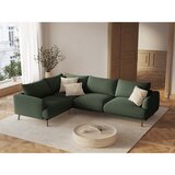 Micadoni Zelena kotna sedežna garnitura (levi kot/z ležalnikom) Naomi – | Shoptok.si