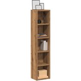 vidaXL Ormarići za CD-ove 2 kom boja hrasta 21 x 16 x 93,5 cm drveni Cijene