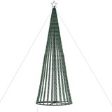 vidaXL Osvetljena novoletna jelka stožec 1028 LED modra 403 cm | Shoptok.si