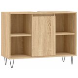 Maison Chic Kopalniška omarica - Kopalniški kabinet sonoma hrast 80x33x60 cm inženirski les, (21794660) Cene