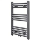 vidaXL Kopalni&scaron;ki radiator z ravnimi cevmi 500x764 mm siv cene