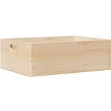  Drvena kutija s ručkama 40x30x13 cm puno drvo bor | shoptok.hr