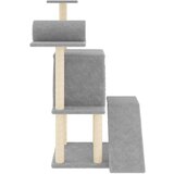  Penjalica za mačke sa stupovima za grebanje svjetlosiva 110 5cm | shoptok.hr