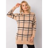 Fashion Hunters Dark beige sweater from Joella RUE PARIS | shoptok.hr