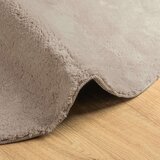 vidaXL Tepih HUARTE kratkih vlakana meki i perivi Ø200 cm boja pijeska | shoptok.hr