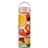 Vialli Design Rožnata steklena steklenica za vodo 540 ml Fuori – | Shoptok.si