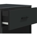 vidaXL Regal za čevlje črn 48x38x97,5 cm inženirski les | Shoptok.si