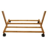 Kondela Premično stojalo za oblačila, bambus, širina 60 cm, VIKIR tip 1 | Shoptok.si