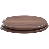  Toaletni pokrov s tiho zaporo 2 pcs Rjava 44 x 38 cm MDF plošča, (5000208001) | Shoptok.si