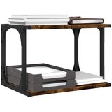  Stalak za pisač s 2 razine boja hrasta 41 x 28 x 33,5 cm drveni | shoptok.hr
