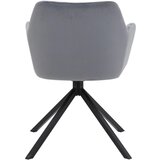 XXXL Stol Patti, Siva, Vrtljiv | Shoptok.si