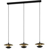Eglo viseća lampa NUVANO 3xGU10 98,5 cm crna zlatna 99663 u