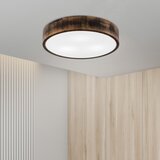  stropna svetiljka oak smoky 3xE27/15W/230V, prečnik 47,5 cm, hrast/tamno braon | Eponuda.com