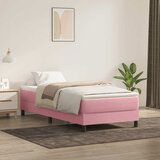 Maison Chic Box spring postelja - Vzmetna postelja brez vzmetnico roza 90x220 cm žamet SL25066, (21879303) | Shoptok.si