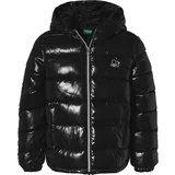 United Colors Of Benetton Zimska jakna kremna / črna