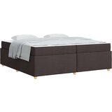  Konstrukcija postelje Temno rjava 200 x 200 cm blago, (5000123521) | Shoptok.si