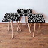 Hanah home 3Shp395 - White WhiteBlack Nesting Table (3 Pieces) | ePonuda.com