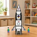 Magnetic Construction Blocks Space Rocket Figures 26 pcs. | shoptok.hr