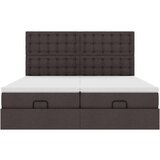vidaXL okvir kreveta s madracima tamnosmeđi 200x200cm tkanine | shoptok.hr