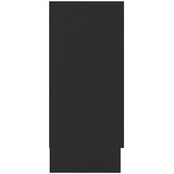  Vitrina crna 120 x 30,5 x 70 cm konstruirano drvo | shoptok.hr