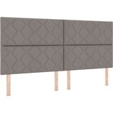 vidaXL Boxspring - Krevet s oprugama s madracem Sivo-smeđa 200 x 200 cm tkanina | shoptok.hr