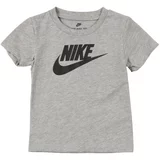 Nike Sportswear Majica 'FUTURA' pegasto siva / črna