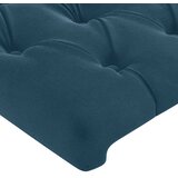  LED uzglavlje tamnoplavo 180x7x78/88 cm baršunasto | shoptok.hr