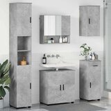  Set namještaja za kupaonicu s ladicama 5 pcs Betonski sivi | shoptok.hr