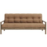 Karup Design Rjava raztegljiva sedežna garnitura 205 cm Knob – Cene