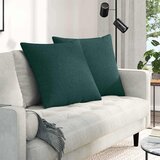  Jastučići za sofu 2 pcs Tamnozelena 80 x 80 cm tkanina | shoptok.hr
