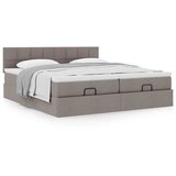  Ottoman krevet s madracima, taupe 160x200 cm, tkanina | shoptok.hr