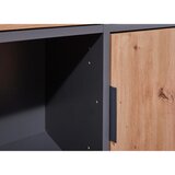 Livetastic REGAL 77/77/30 cm antracit, hrast artisan | Shoptok.si