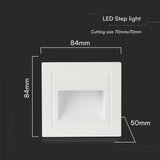  LED spoljašnje svetlo za stepenište LED/5W/230V 3000K IP65 belo | Eponuda.com