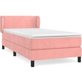 Maison Chic Box spring postelja - Vzmetna postelja z vzmetnico roza 80x200 cm žamet SL14142, (21884194) Cene